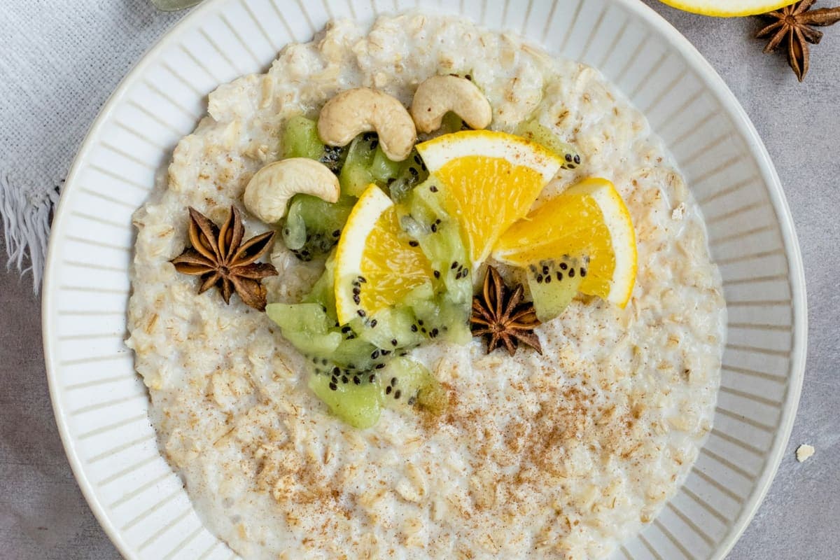 Havermoutpap met appel en kaneel