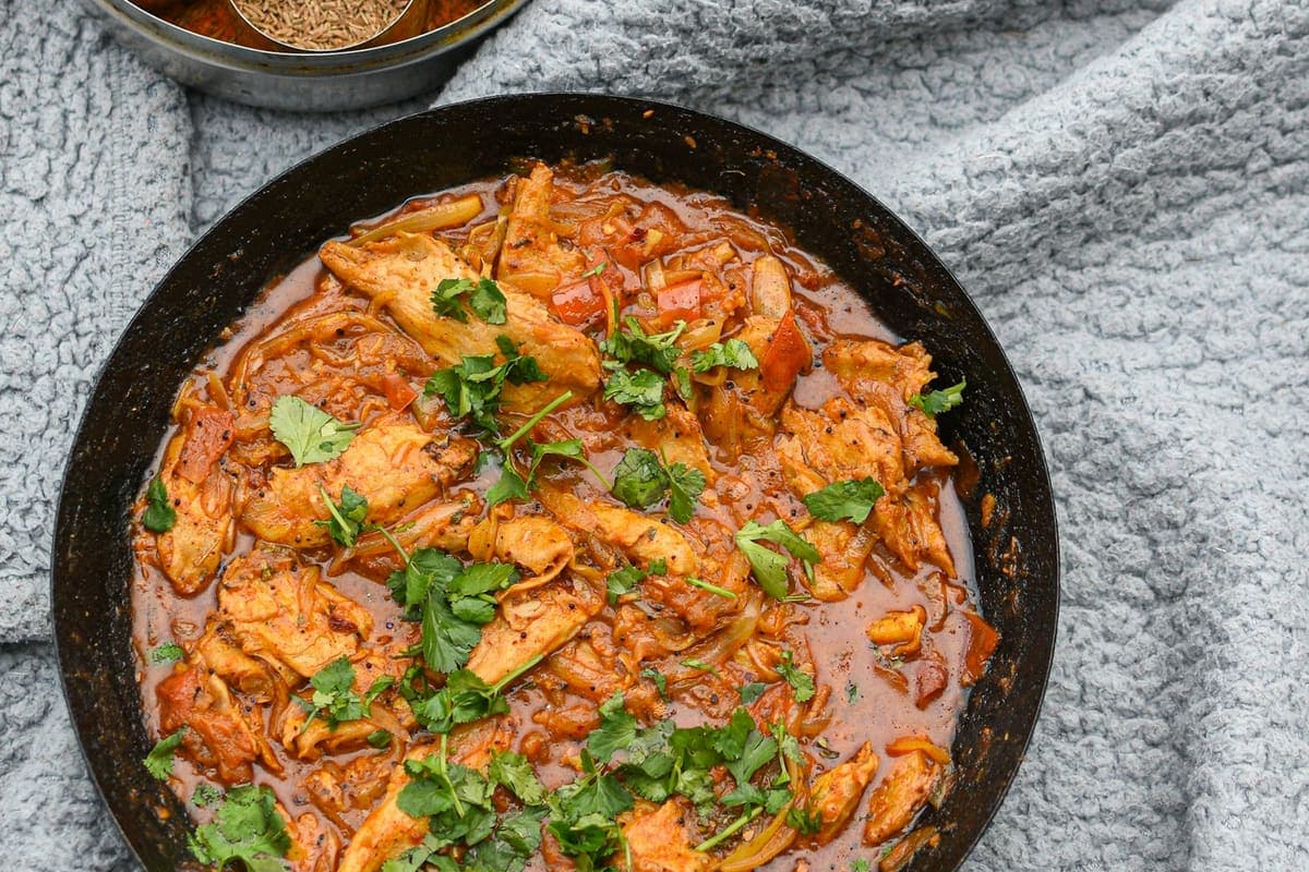 Kipcurry met kokosmelk en rijst