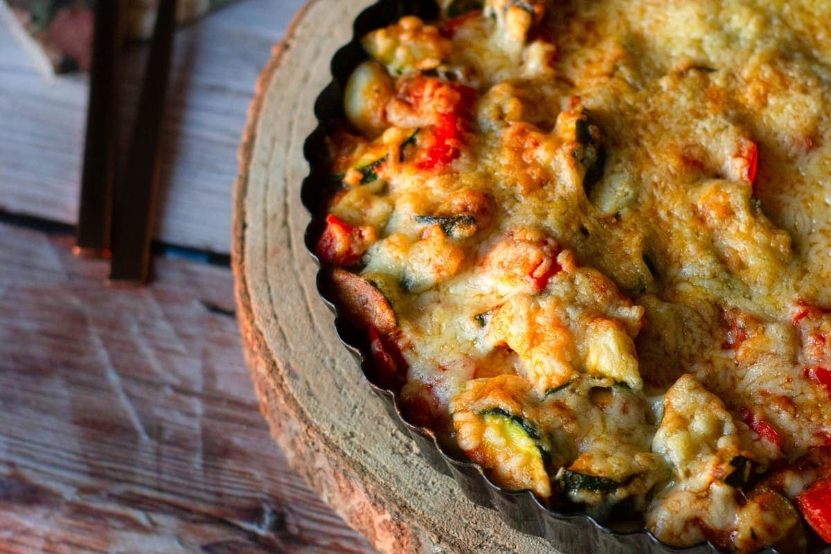Ovenschotel met zoete aardappel en gehakt